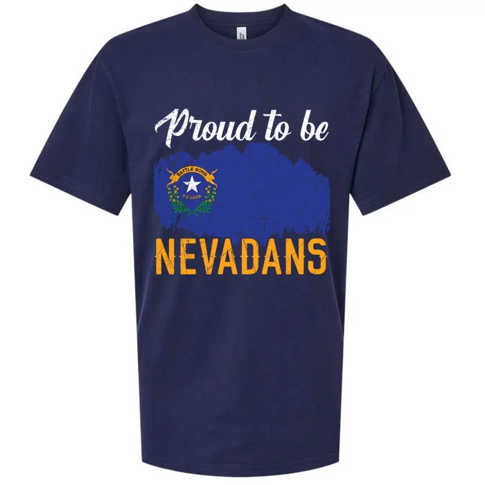 Proud To Be Nevadans Usa America Nevadians I Love Nevada Gift Sueded Cloud Jersey T-Shirt