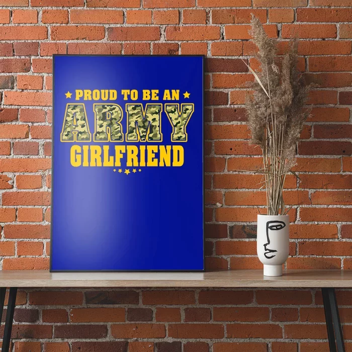 Proud To Be An Army Friend Camo Pride Military Couple Gift Poster