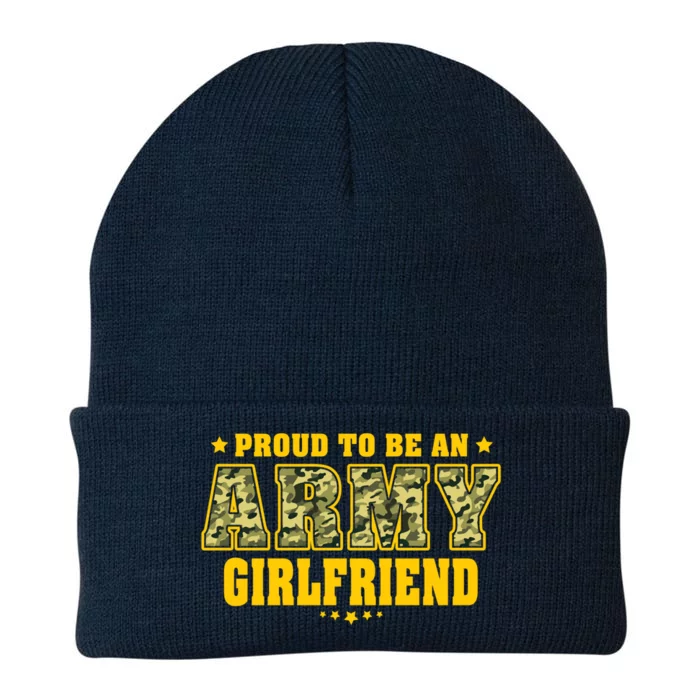 Proud To Be An Army Friend Camo Pride Military Couple Gift Knit Cap Winter Beanie