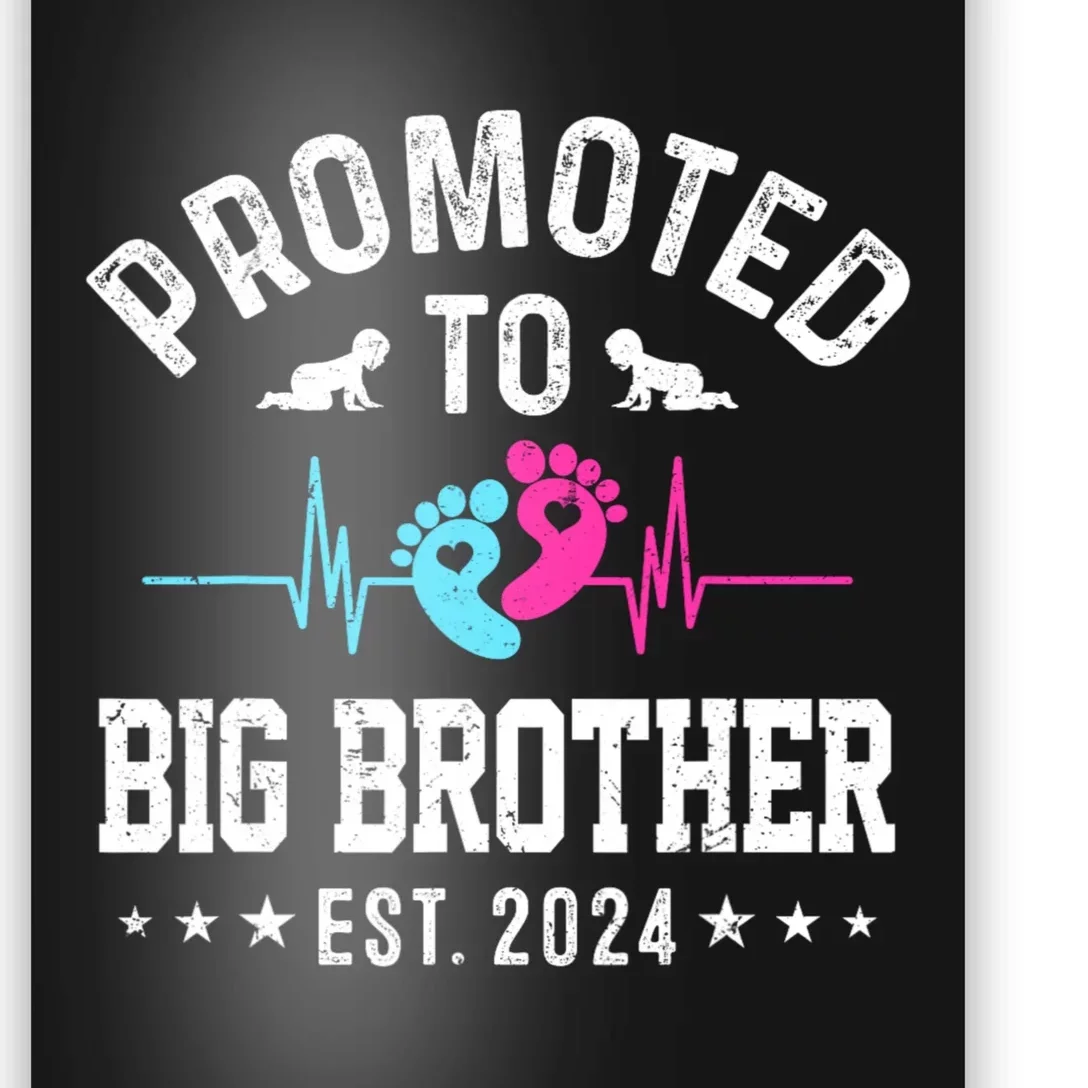 Promoted To Big Brother Est 2024 For Pregnancy Or New Baby Poster