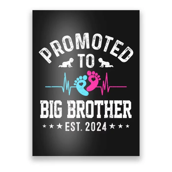 Promoted To Big Brother Est 2024 For Pregnancy Or New Baby Poster