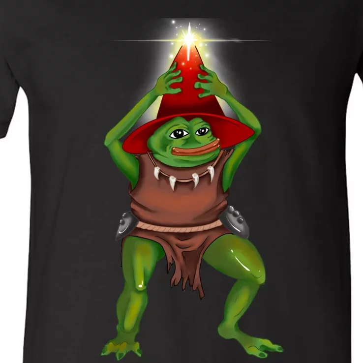 Pepe The Bullywug V-Neck T-Shirt