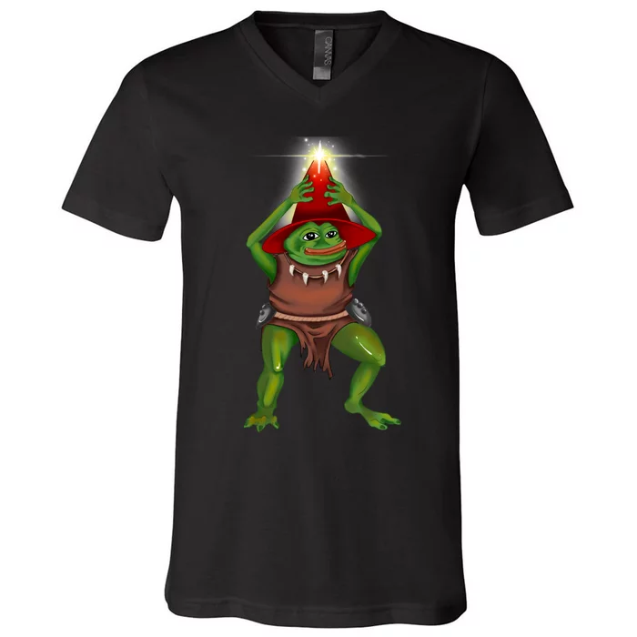 Pepe The Bullywug V-Neck T-Shirt