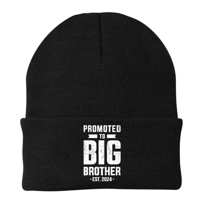 Promoted To Big Brother Est 2024 For Pregnancy Or New Baby Knit Cap Winter Beanie