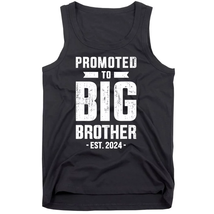 Promoted To Big Brother Est 2024 For Pregnancy Or New Baby Tank Top