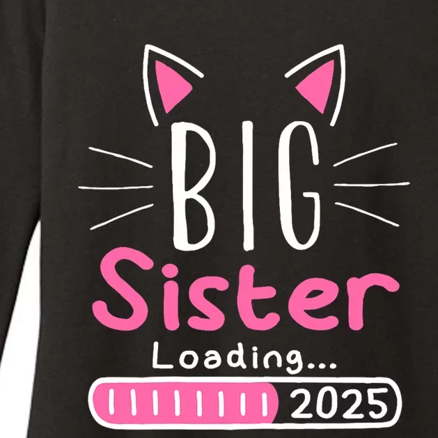 Promoted To Big Sister 2025 Im Going To Be A Big Sister 2025 Womens CVC Long Sleeve Shirt