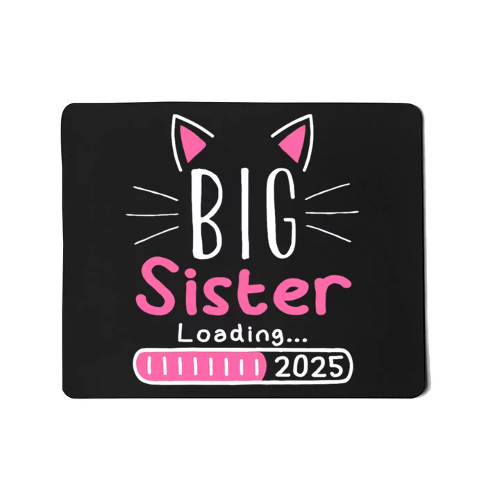 Promoted To Big Sister 2025 Im Going To Be A Big Sister 2025 Mousepad