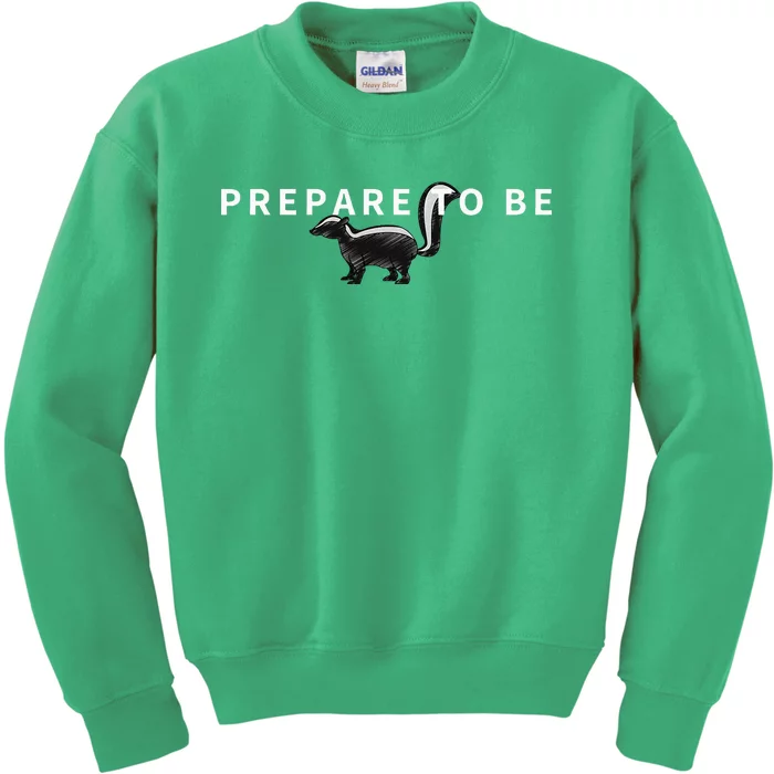 Prepare To Be Skunked Cribbage Player Lover Kids Sweatshirt