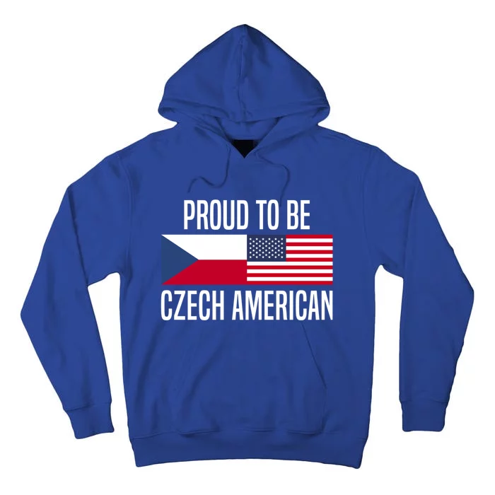 Proud To Be Czech American Gift Tall Hoodie