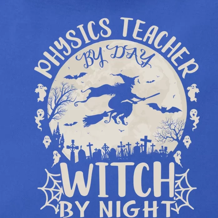 Physics Teacher By Day Witch By Night Funny Halloween Cute Gift Zip Tote Bag