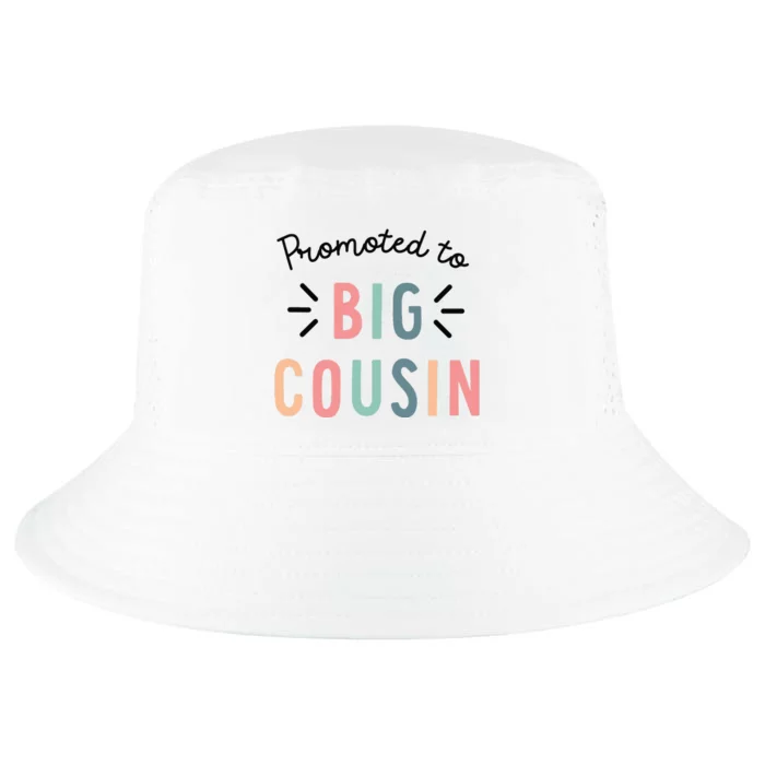 Promoted To Big Cousin Cool Comfort Performance Bucket Hat