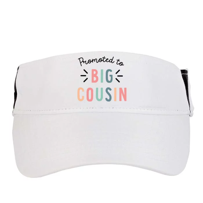 Promoted To Big Cousin Adult Drive Performance Visor