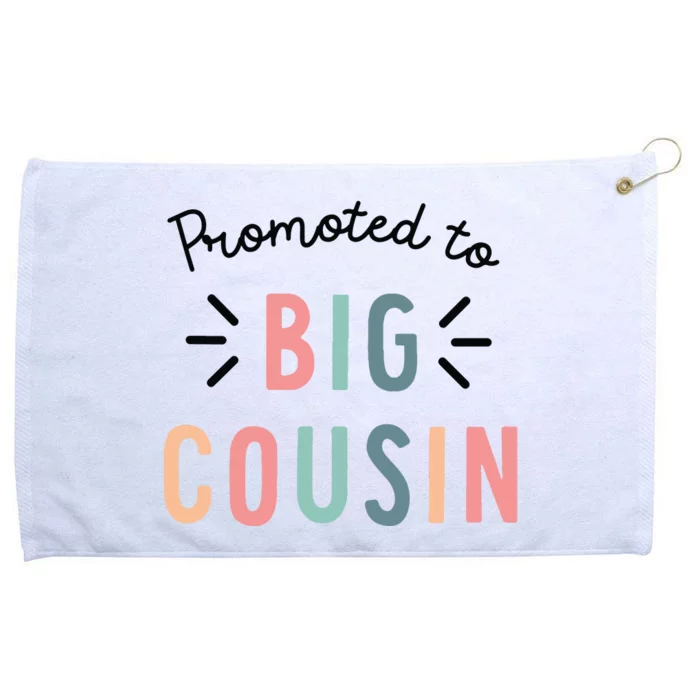 Promoted To Big Cousin Grommeted Golf Towel