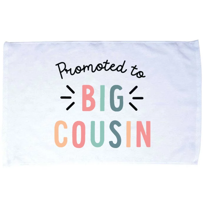 Promoted To Big Cousin Microfiber Hand Towel