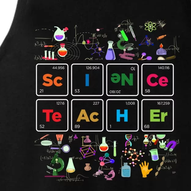 Periodic Table Chemist Nerd Science Teacher Chemistry Sweatshirt Ladies Tri-Blend Wicking Tank