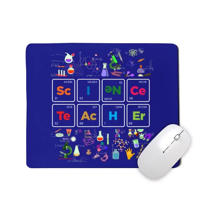 Periodic Table Chemist Nerd Science Teacher Chemistry Sweatshirt Mousepad