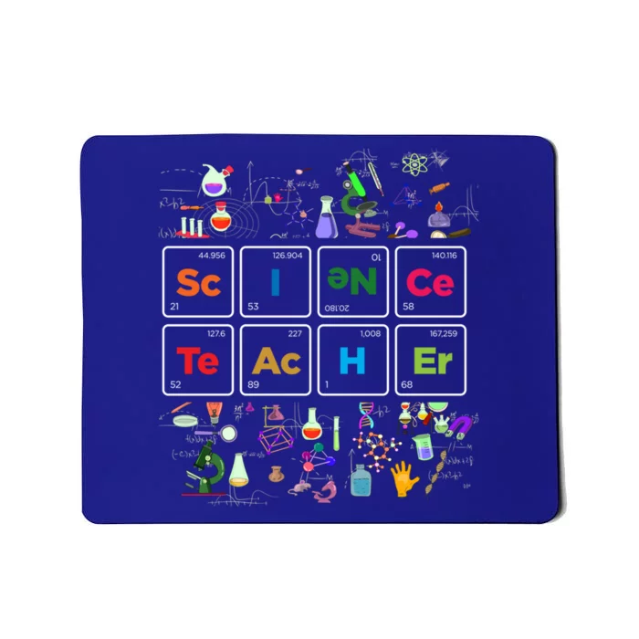 Periodic Table Chemist Nerd Science Teacher Chemistry Sweatshirt Mousepad