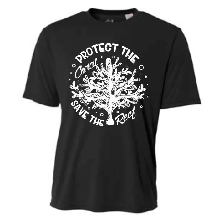 Protect The Coral Save The Reef Fish Keeper Fish Keeping Meaningful Gift Cooling Performance Crew T-Shirt