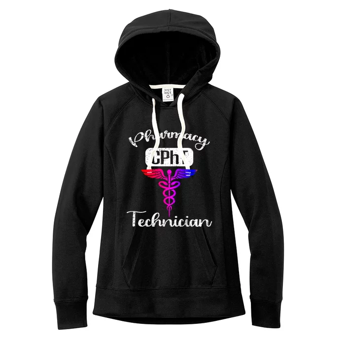 Pharmacy Technician Cpht Tech Pharmacist Gift Women's Fleece Hoodie