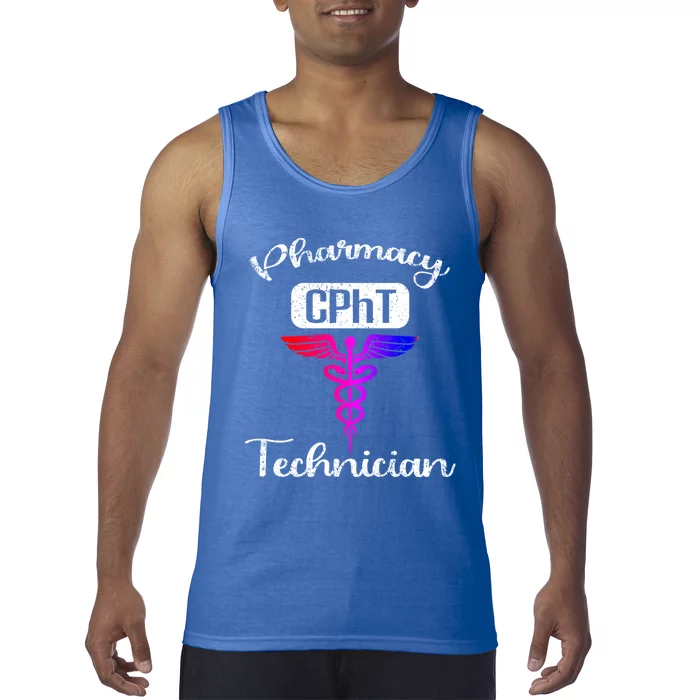 Pharmacy Technician Cpht Tech Pharmacist Gift Tank Top