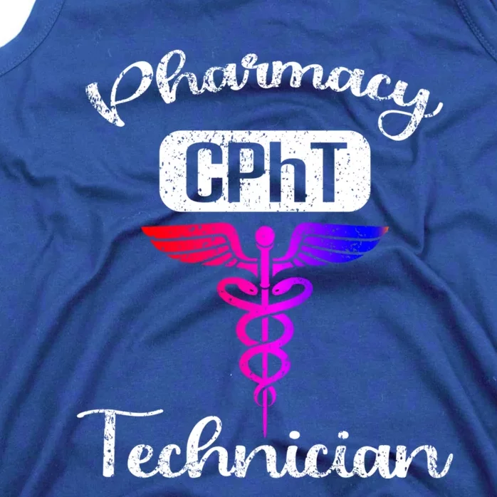 Pharmacy Technician Cpht Tech Pharmacist Gift Tank Top