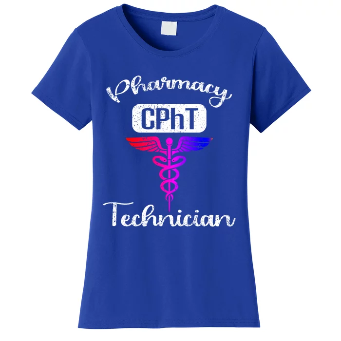 Pharmacy Technician Cpht Tech Pharmacist Gift Women's T-Shirt