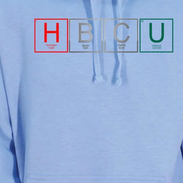 Periodic Table Chemistry With The Elets Hbcu Blerd Cool Gift Unisex Surf Hoodie