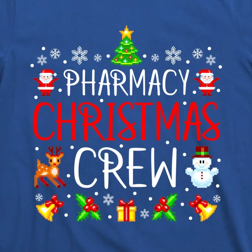 Pharmacy Tech Christmas Crew Matching Xmas Pharmacist Gift T-Shirt