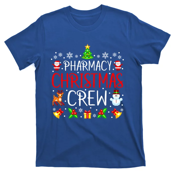 Pharmacy Tech Christmas Crew Matching Xmas Pharmacist Gift T-Shirt