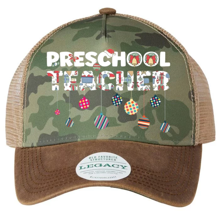 Preschool Teacher Christmas Vibes For Preschool Teacher Gift Legacy Tie Dye Trucker Hat