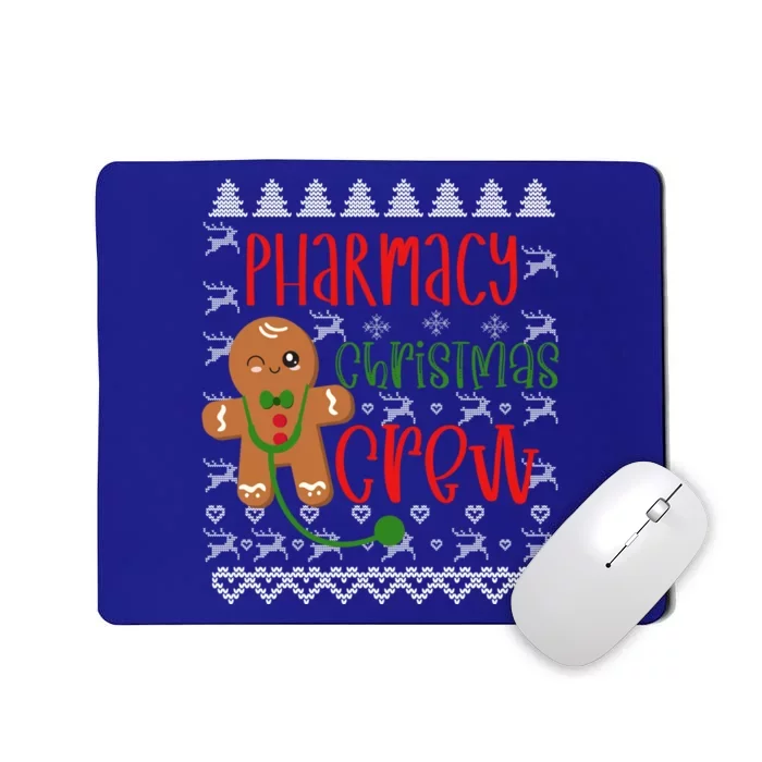 Pharmacy Tech Christmas Gift Pharmacy Crew Gingerbread Funny Gift Mousepad