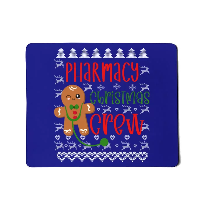 Pharmacy Tech Christmas Gift Pharmacy Crew Gingerbread Funny Gift Mousepad