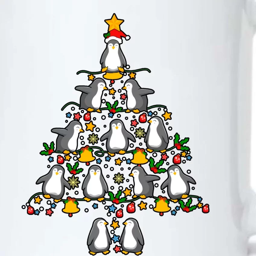 Penguin Tree Christmas Xmas Holiday Penguin Lover Meaningful Gift Black Color Changing Mug