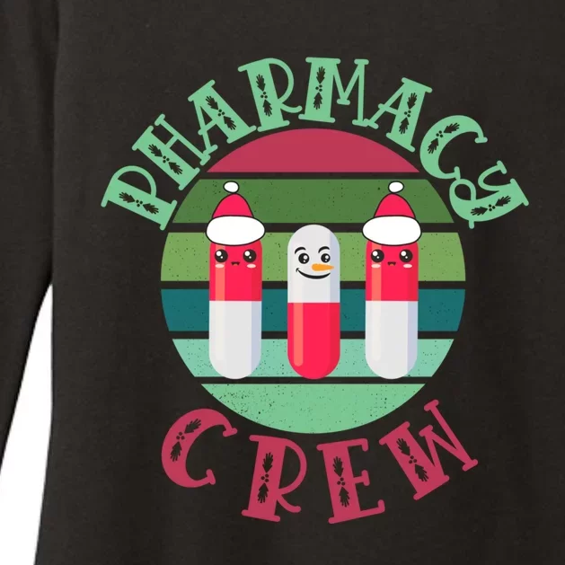 Pharmacy Technician Christmas Funny Gift Pharmacy Crew Pharmacist Gift Womens CVC Long Sleeve Shirt