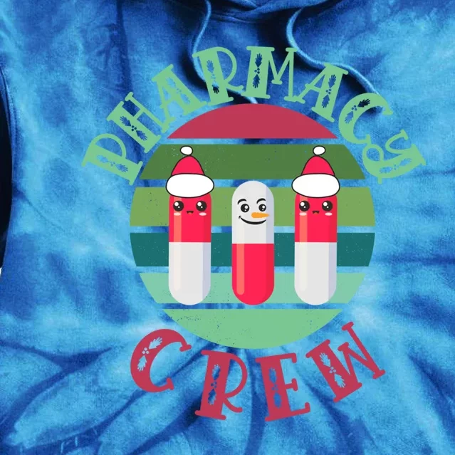 Pharmacy Technician Christmas Funny Gift Pharmacy Crew Pharmacist Gift Tie Dye Hoodie