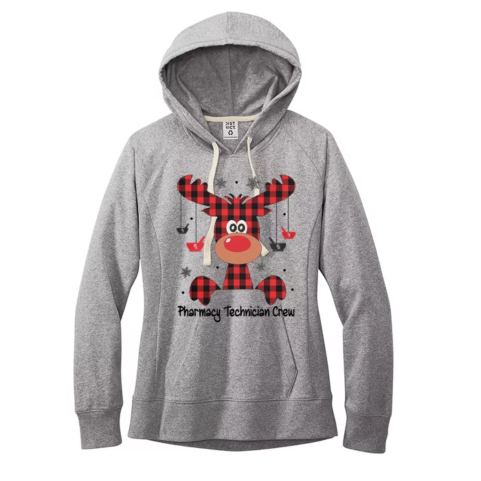 Pharmacy Technician Crew Reindeer And Christmas 2020 Gift Women's Fleece Hoodie