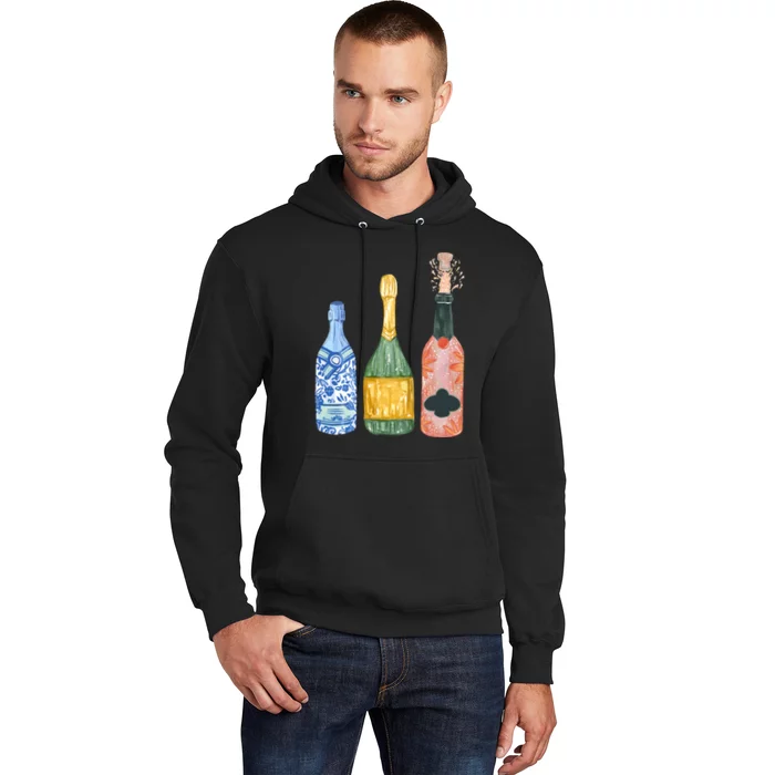 Pop The Champagne! Champagne Bottles Hoodie