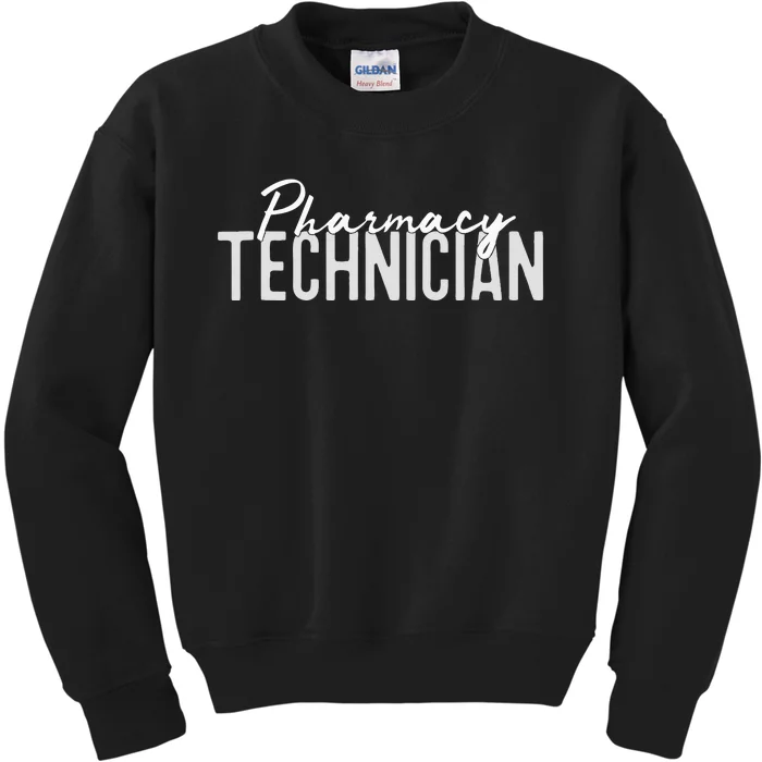 Pharmacy Technician Certified Pharm Tech Kids Sweatshirt