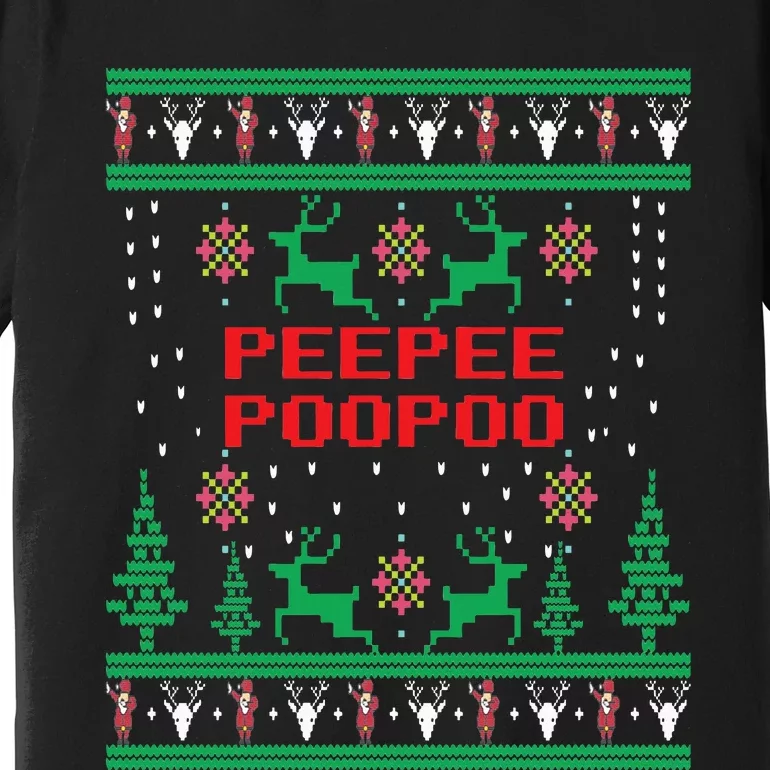 Peepeepoopoo Tacky Christmas Funny Xmas Ugly Sweater Premium T-Shirt