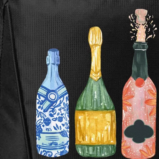 Pop The Champagne Champagne Bottles Gift City Backpack