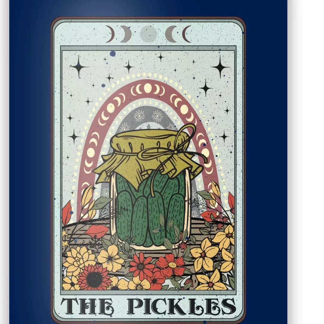 Pickles Tarot Card, Cottagecore Tarot Reader Reading Poster