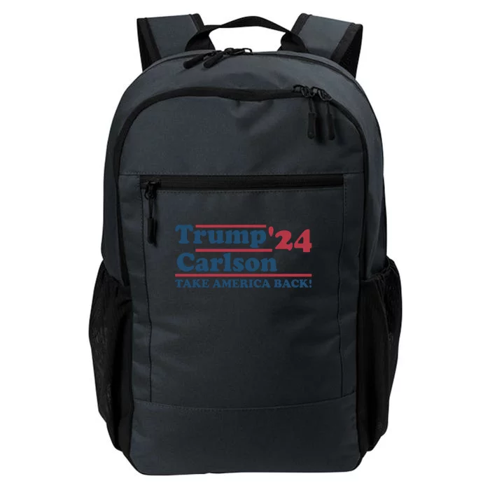 President Trump Carlson 2024 Take America Back Daily Commute Backpack