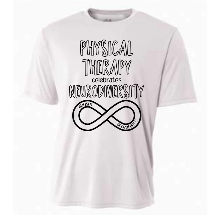 Physical Therapy Celebrates Neurodiversity Acceptance Autism Cooling Performance Crew T-Shirt