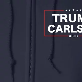 President Trump Carlson 2024 Election Pro America FJB Full Zip Hoodie