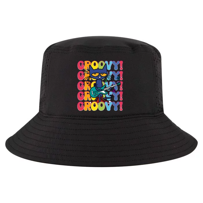 Pete The Cat Groovy Cat The Cool Cat Back To School Children Cool Comfort Performance Bucket Hat