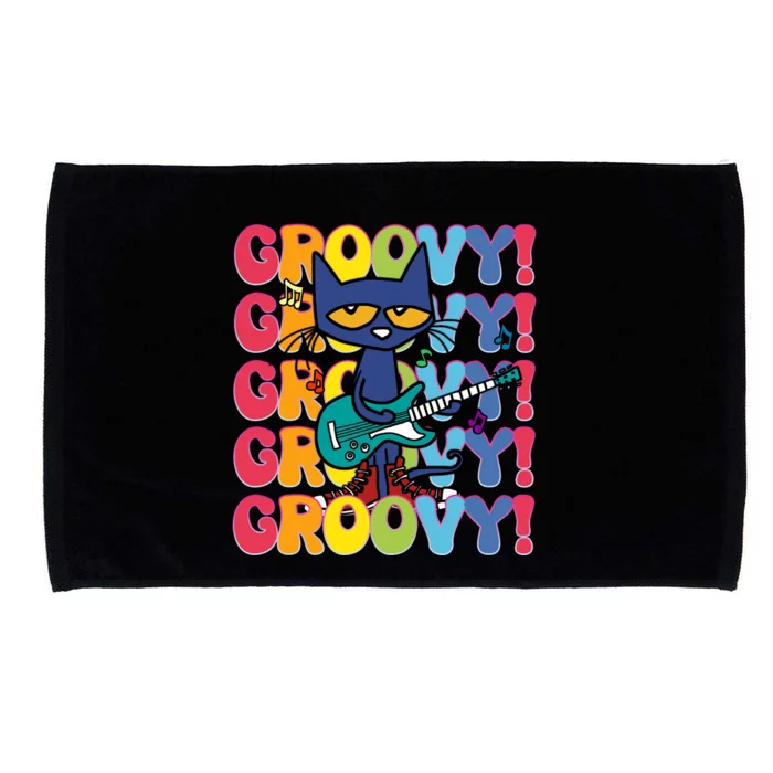 Pete The Cat Groovy Cat The Cool Cat Back To School Children Microfiber Hand Towel