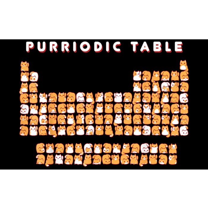 Purriodic Table Cat Funny Bumper Sticker