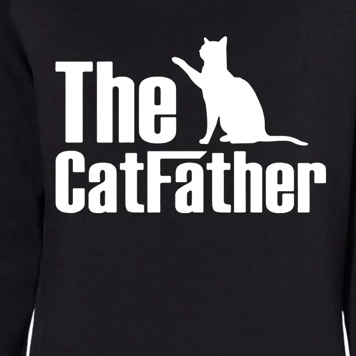 Pet The Catfather Dad Womens California Wash Sweatshirt