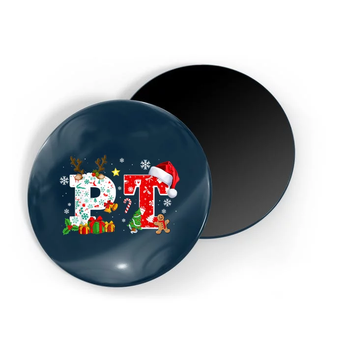 Physical Therapy Christmas Santa Hat PT Therapist Xmas Magnet