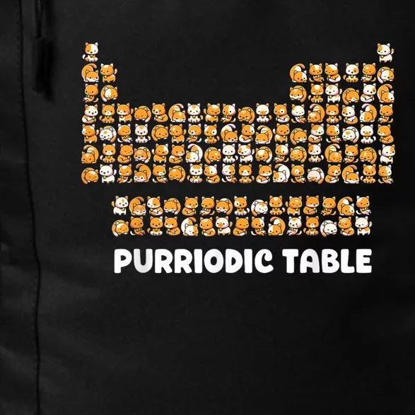 Periodic Table Cat Chemistry Pun Periodic Daily Commute Backpack